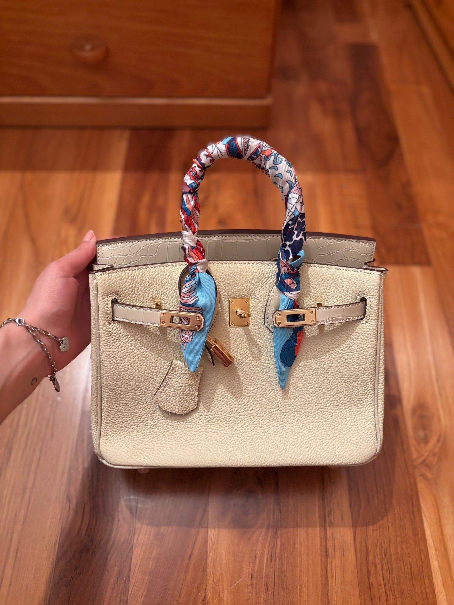 KHLOE BAG CROCO